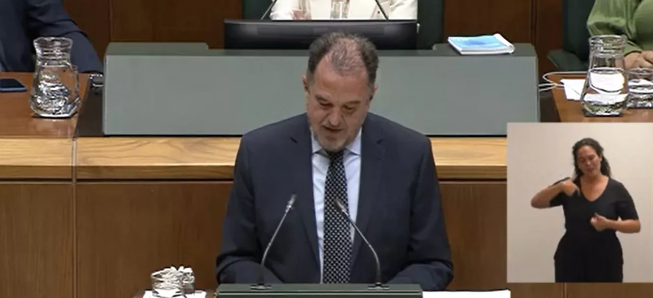 Carlos Iturgaiz, este jueves, en su intervención