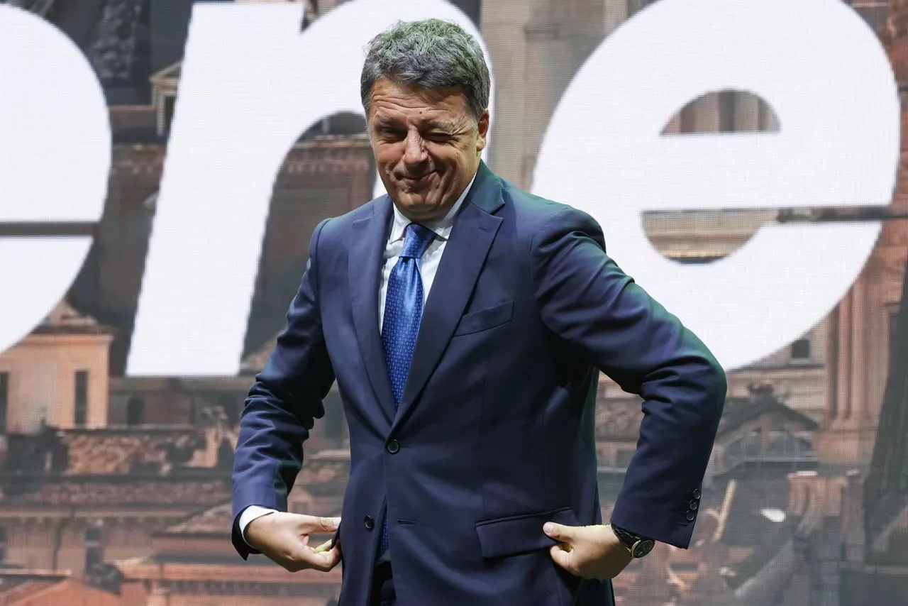 Matteo Renzi (Italia Viva) del Tercer Polo. Foto: EFE