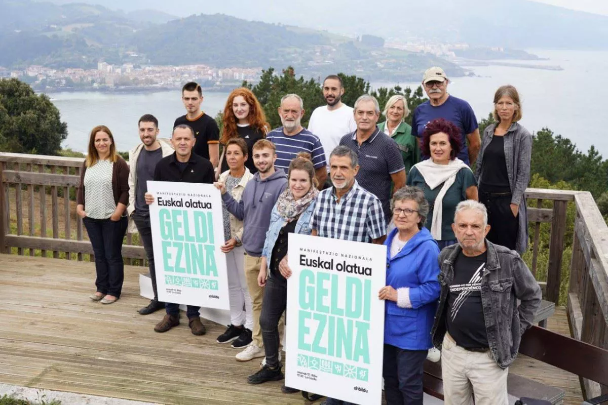 Presentación de este viernes. Foto: EH Bildu.