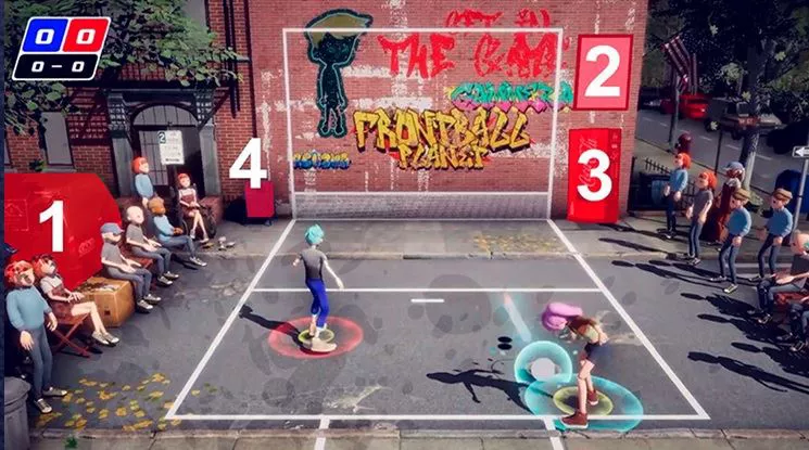 Imagen del videojuego "Frontball Planet". Foto: Relevo