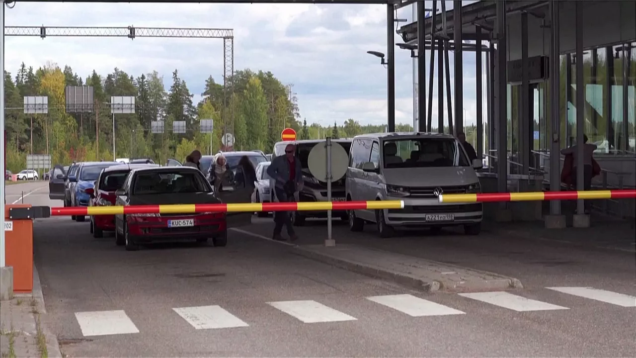Imagen de la frontera entre Finlandia y Rusia. Foto: Reuters