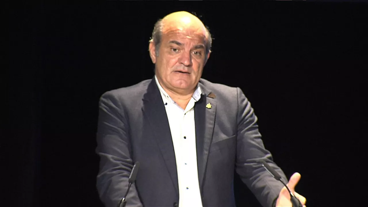 Koldo Tellitu, Ikastolen Elkarteko presidentea. Argazkia: EITB Media