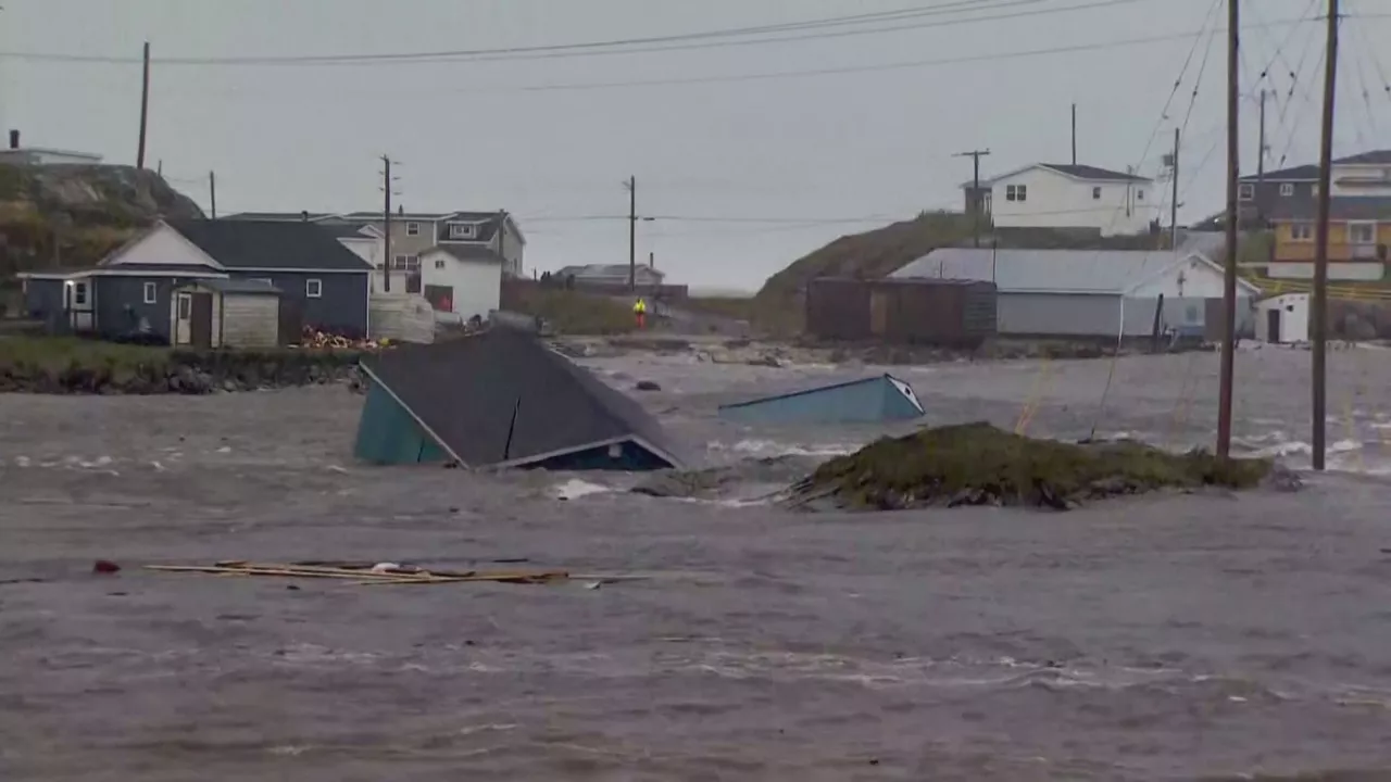Tormenta en Canadá. Imagen obtenida de un vídeo de Agencias.