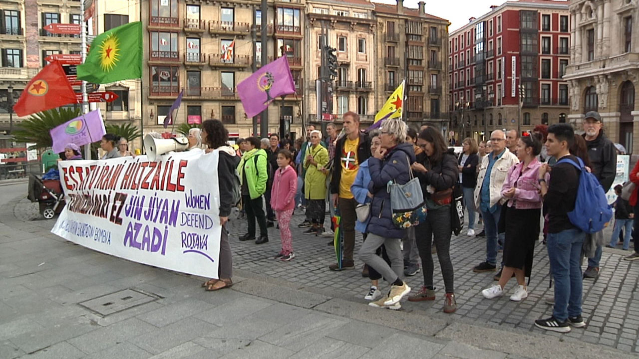 Concentración en Bilbao. Imagen: EITB Media