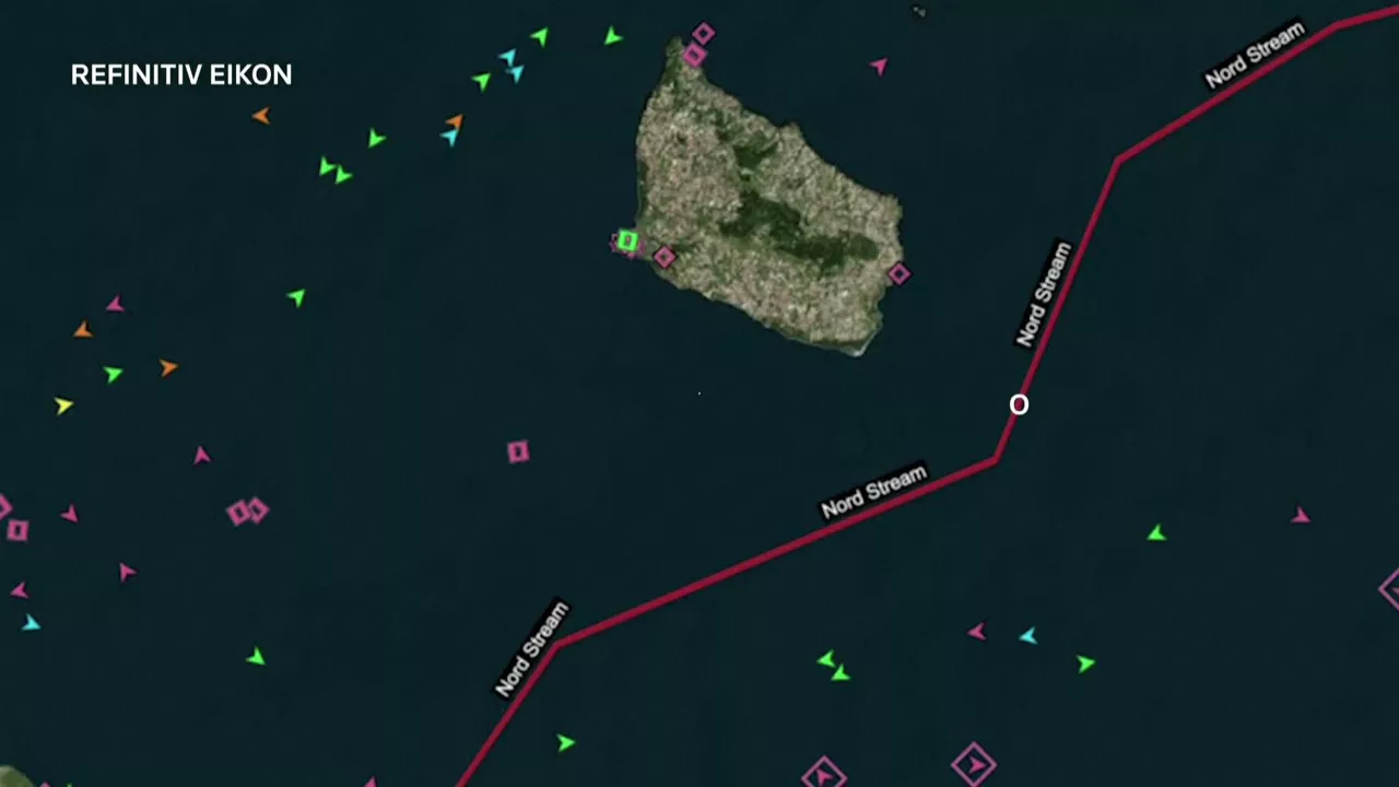 Nord Stream. Imagen obtenida de un vídeo de Agencias.