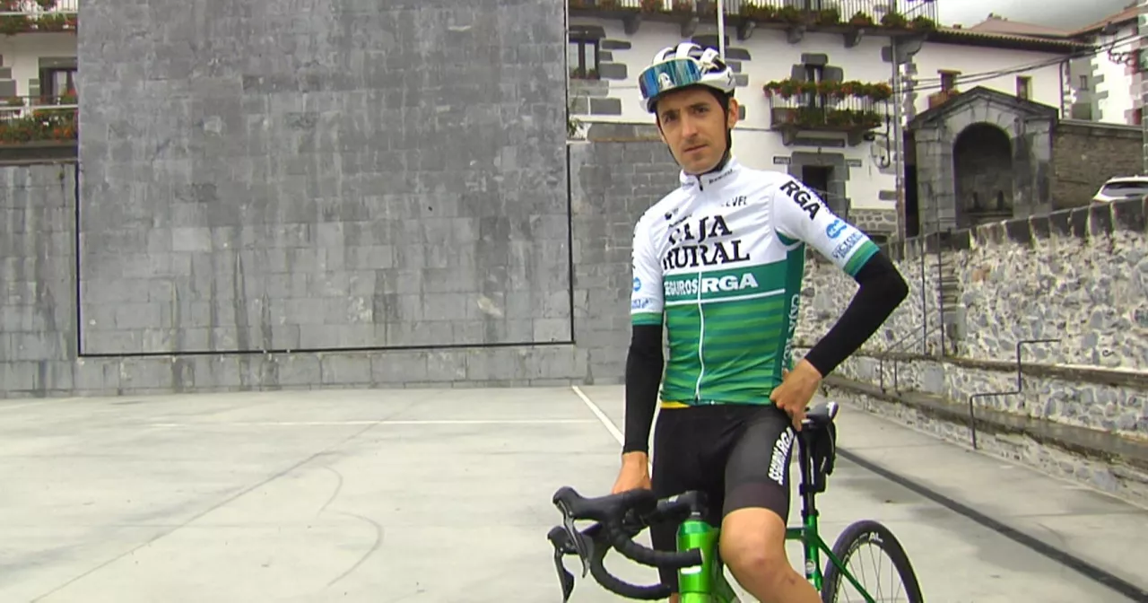 Mikel Nieve, artxiboko irudian, Caja Rural taldean zebilela. Argazkia: EITB Media.