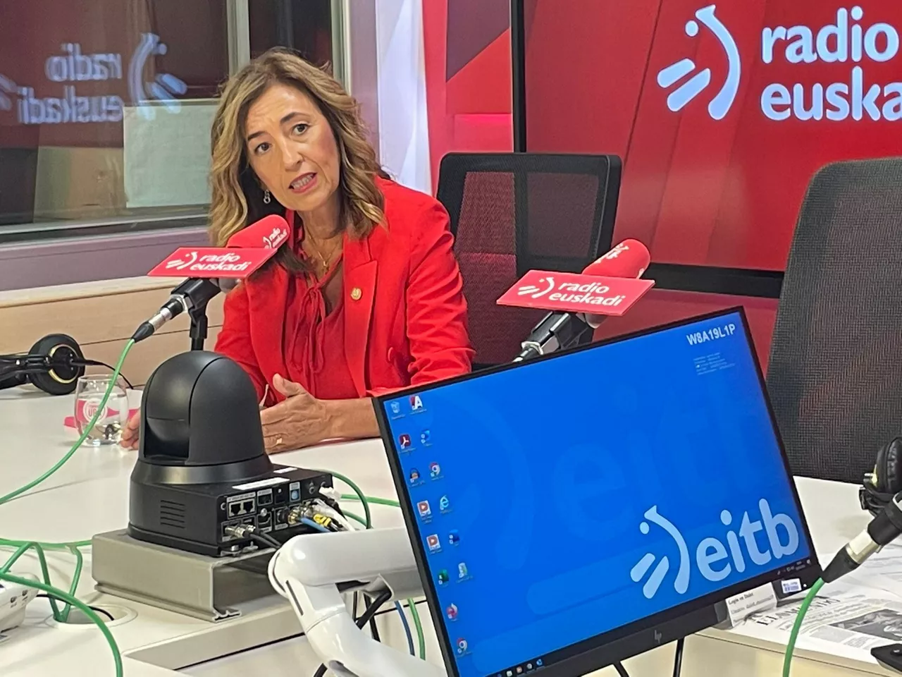 Garamendi, en un momento de la entrevista.