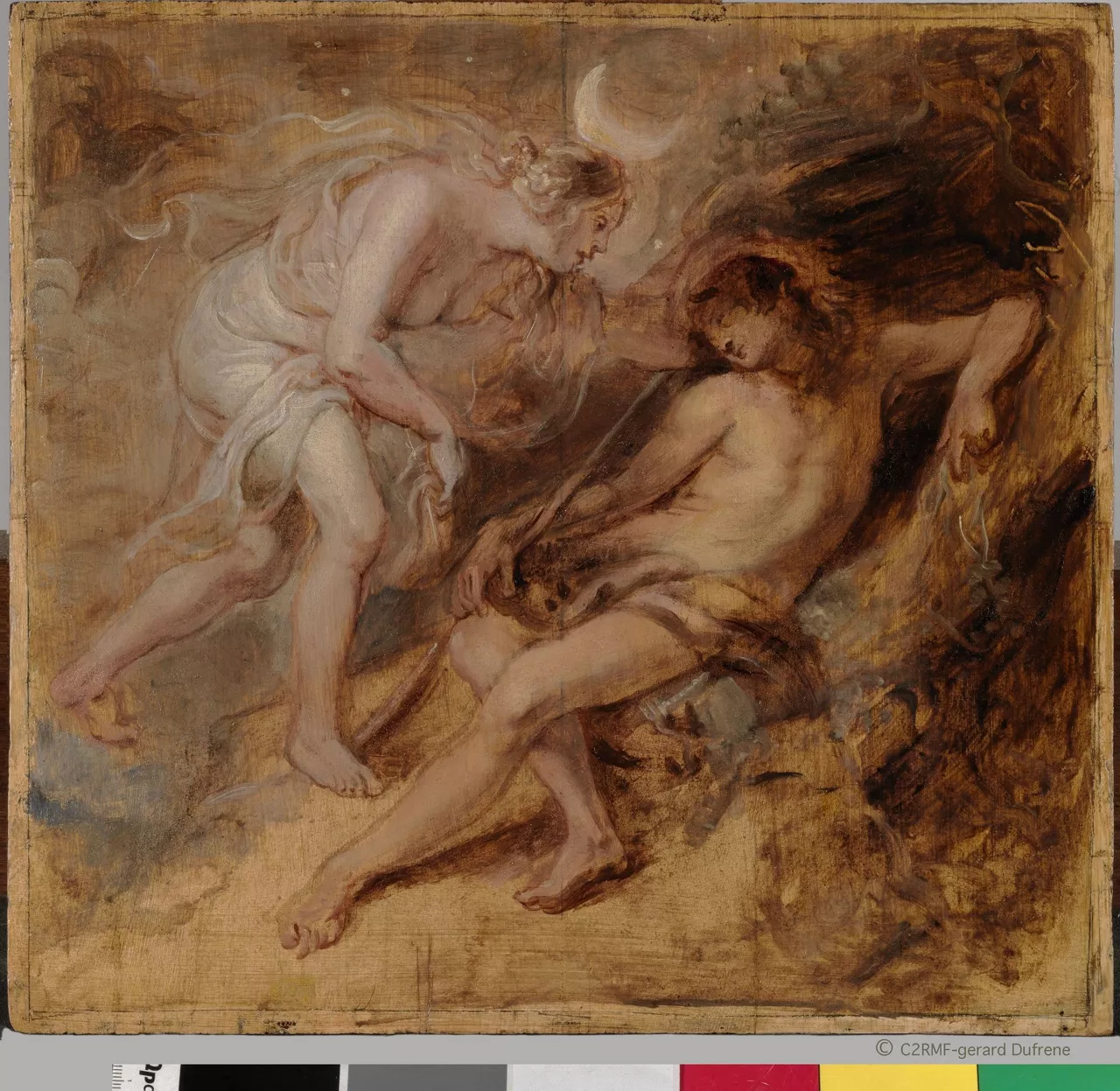 El museo expone un total de siete bocetos de Rubens. © C2RMF-gerard Dufrene