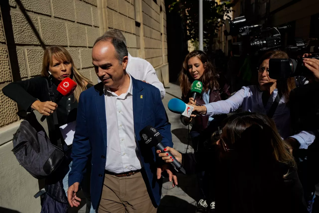 Jordi Turull JxCat alderdiko idazkari nagusia. Argazkia: EFE