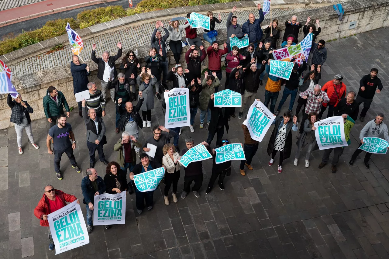 Reunión de EH Bildu en Agurain. Foto: EH Bildu