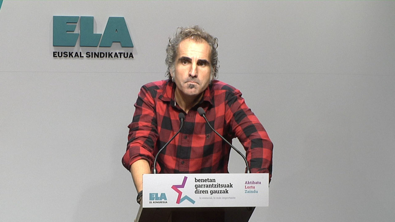 Igor Eizagirre. Imagen obtenida de un vídeo de EITB Media.