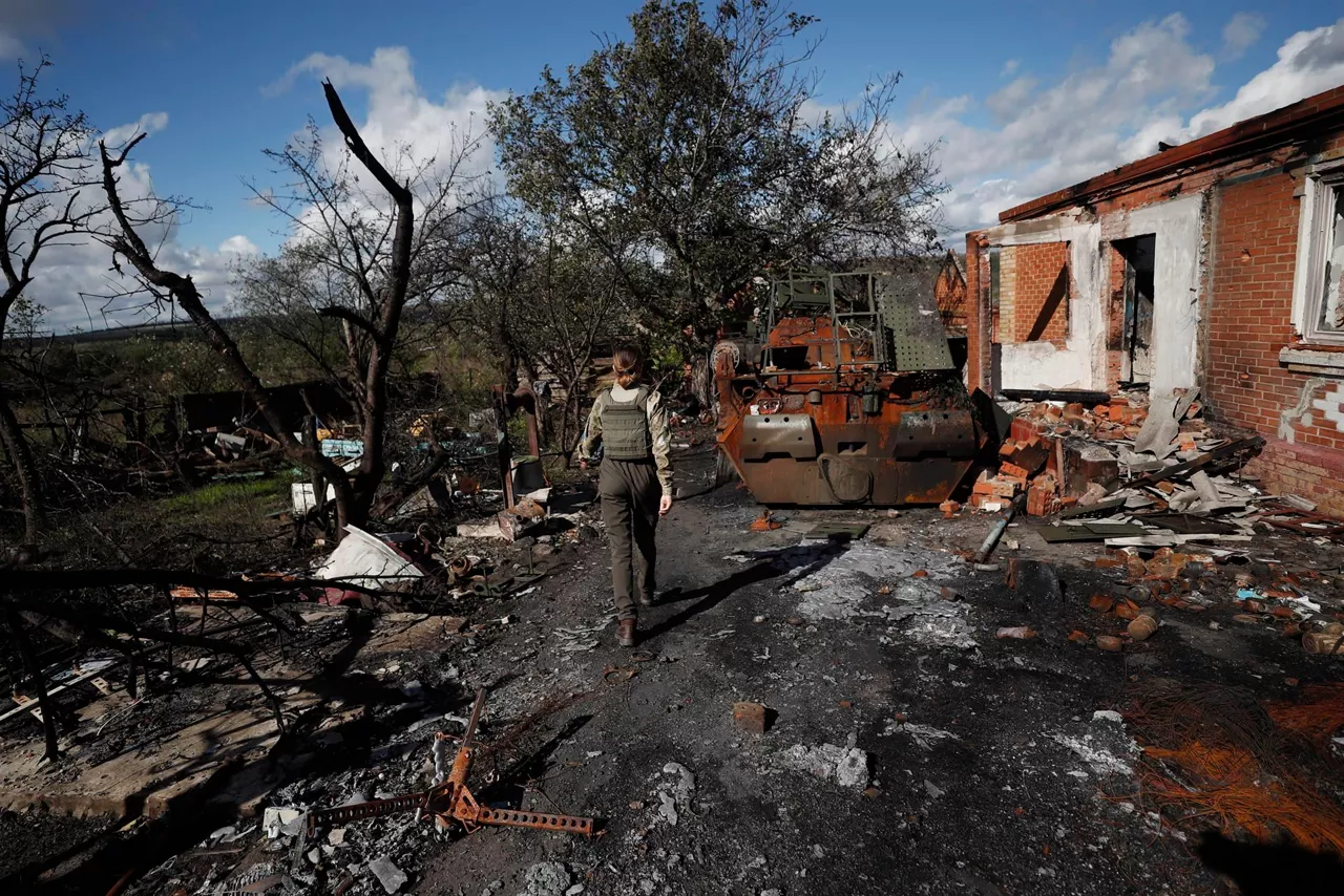 El Ejército ucraniano está liberando varias localidades tomadas por las fuerzas rusas. Foto: EFE.