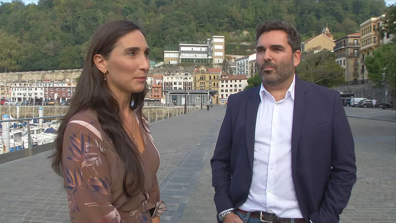 Miren Etxeveste y Víctor Lasa, hoy en San Sebastián