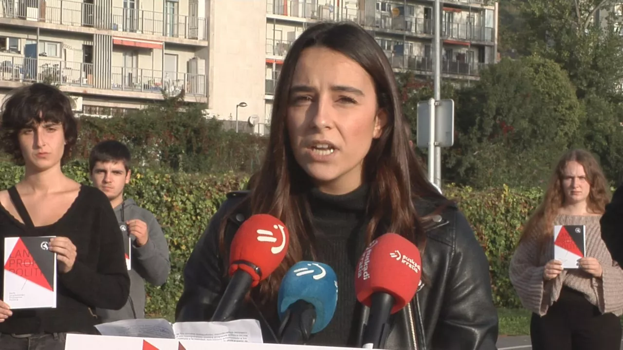 San Sebastián, esta mañana. Imagen obtenida de un vídeo de EITB media.