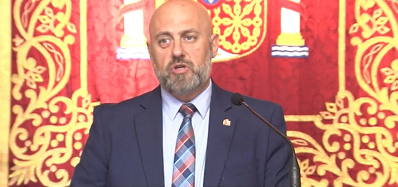 José Luis Arasti, delegado del Gobierno de España en Navarra, este viernes. Foto: EITB Media.