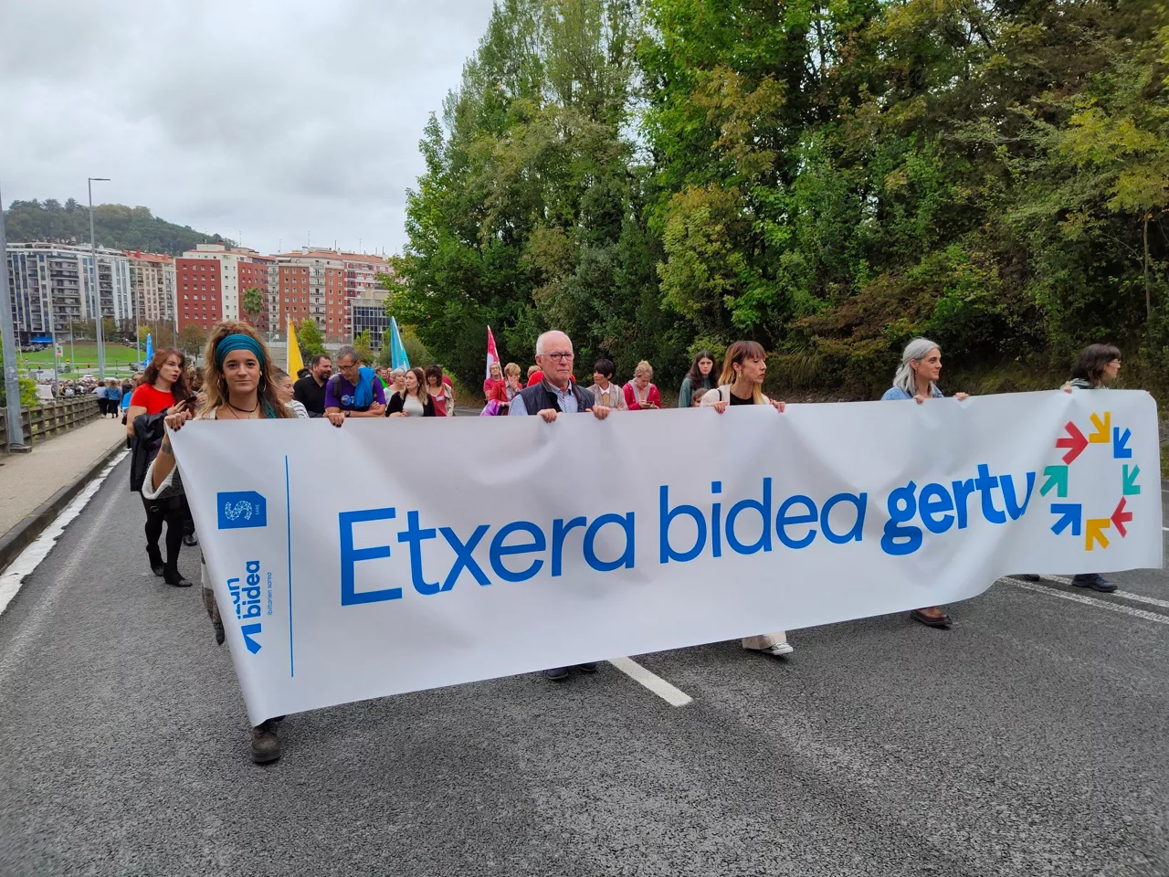 Manifestación de Sare
