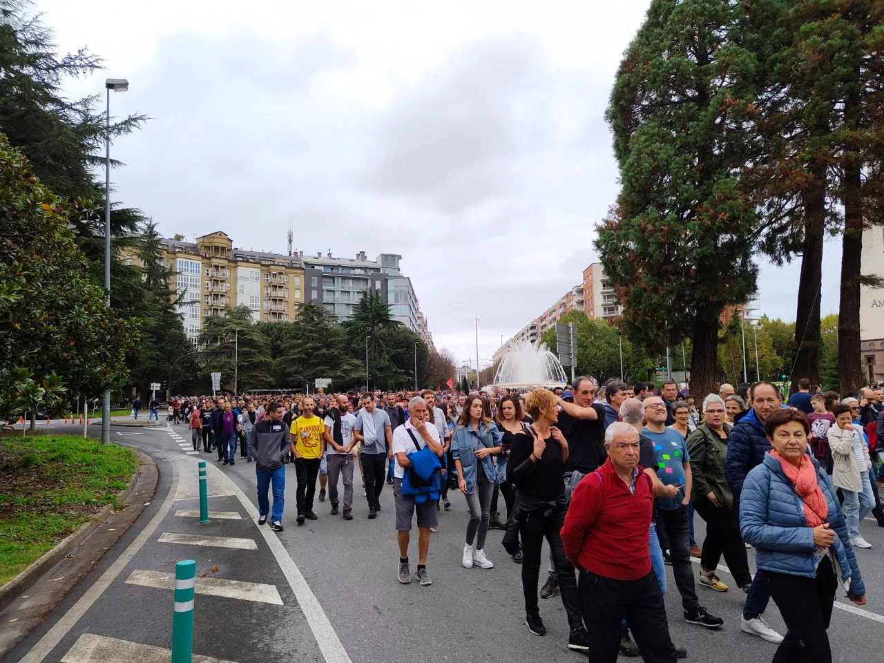Manifestación de Sare