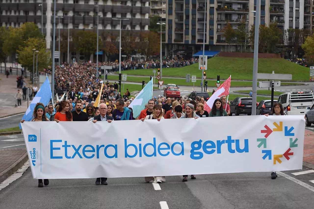 Manifestación de Sare
