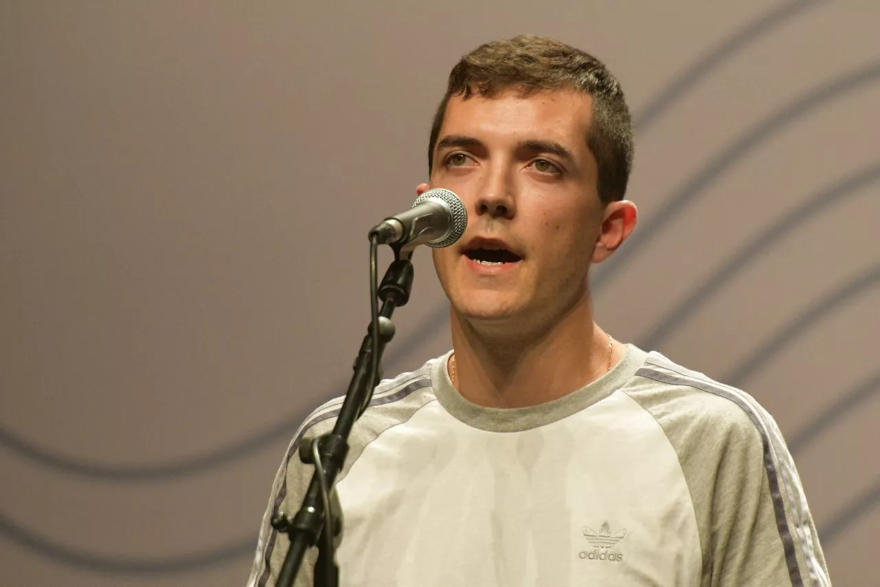 Aitor Bizkarra, hoy en Estella. Foto: Bertsozale Elkartea.