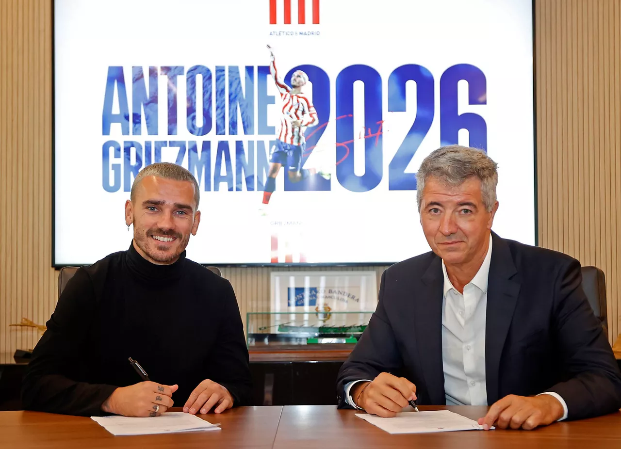 Antoine Griezmann eta Miguel Angel Gil Marin