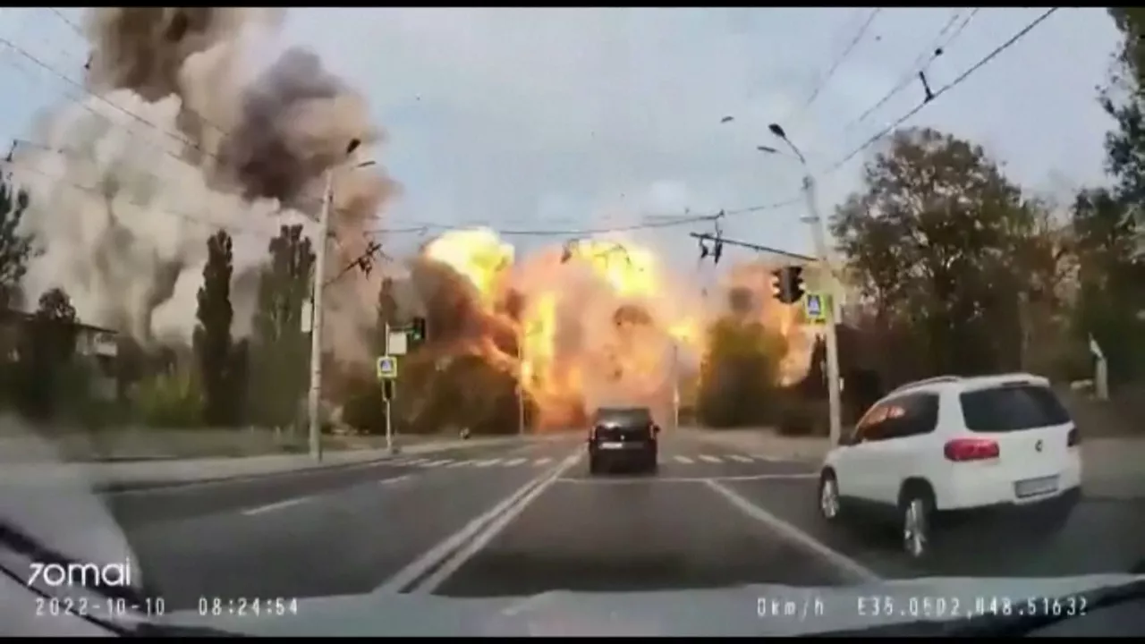 Ataque a la ciudad ucraniana de Dnipro