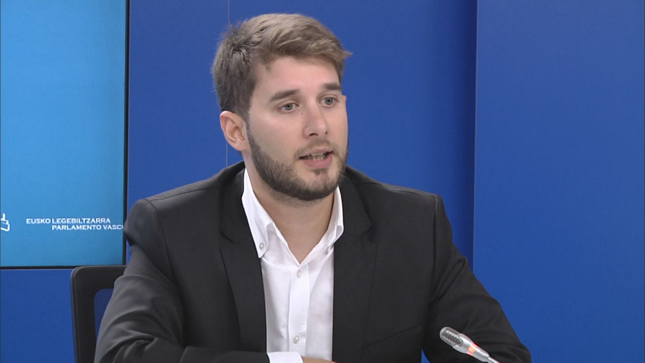 David Soto. EITB Mediaren bideo batetik ateratako irudia.