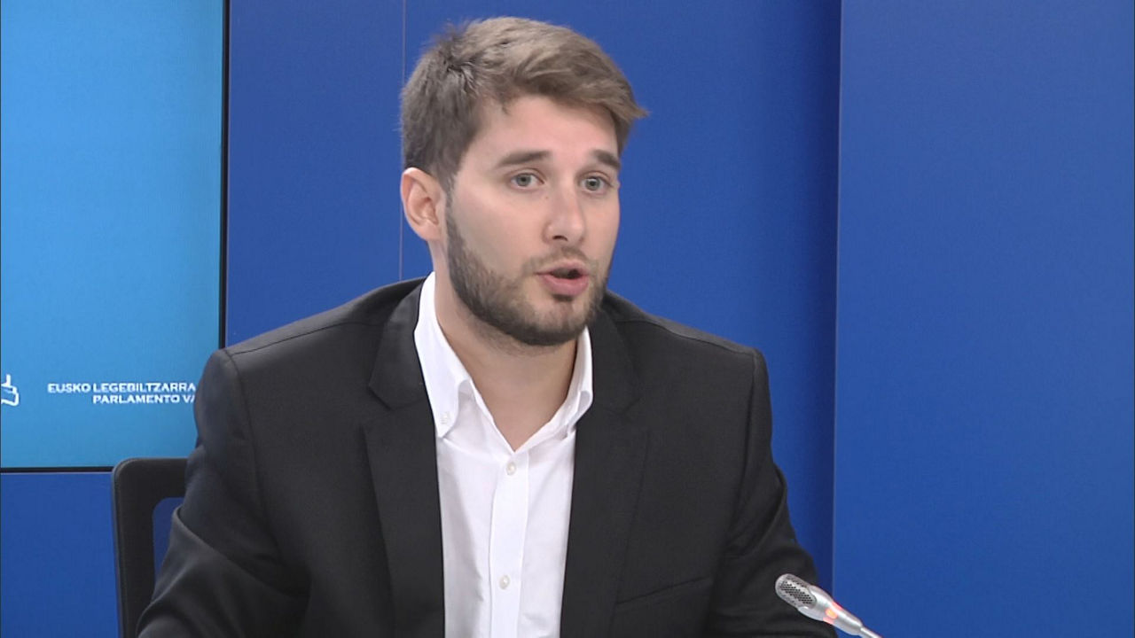 David Soto. EITB Mediaren bideo batetik ateratako irudia.