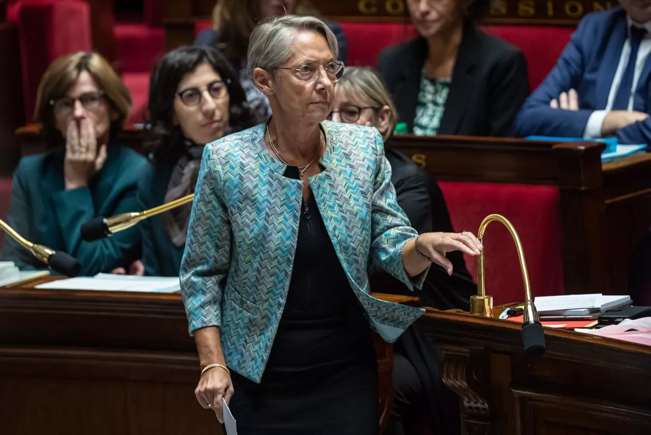 La primera ministra francesa, Élisabeth Borne. Foto: EFE