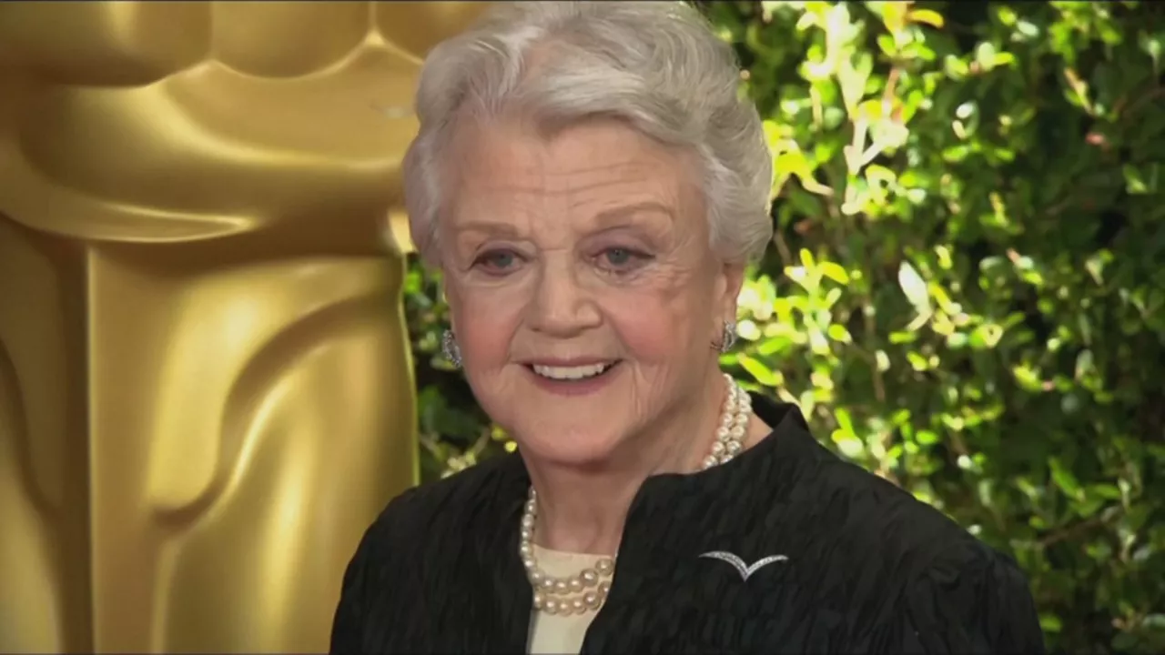 Angela Lansbury. Imagen obtenida de un vídeo de Agencias.