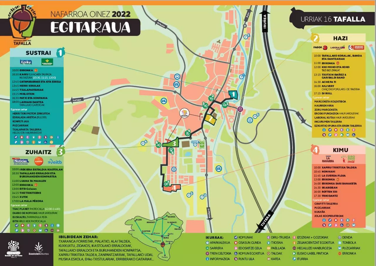 Nafarroa Oinez 2022 egitaraua