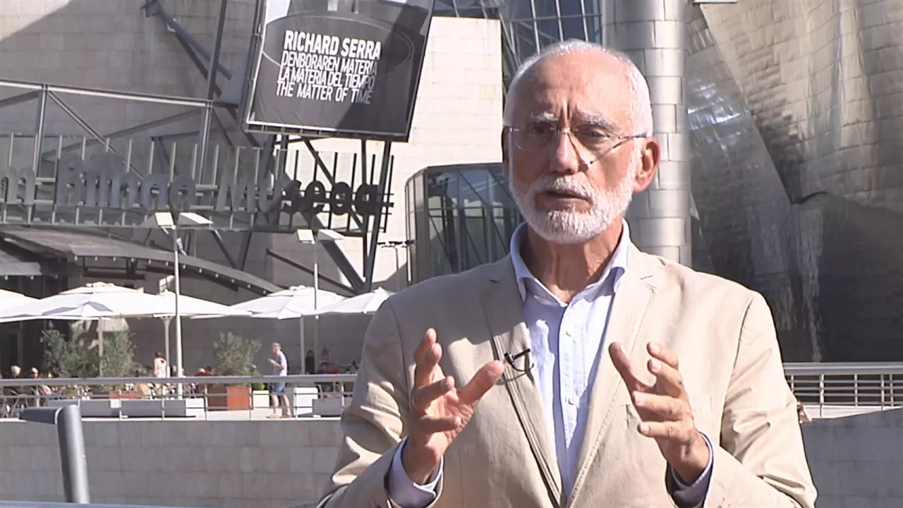 Cesar Caicoya. EITB Mediaren bideo batetik ateratako irudia.