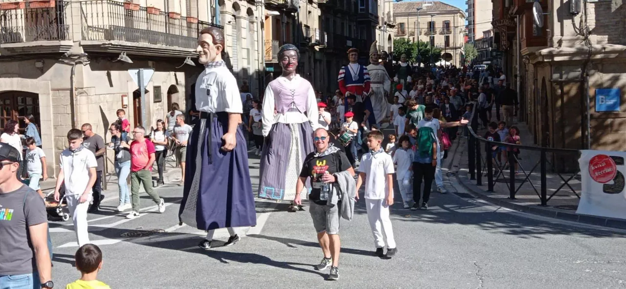 Tafalla, gaur. Argazkia: @Nafarroa_Oinez
