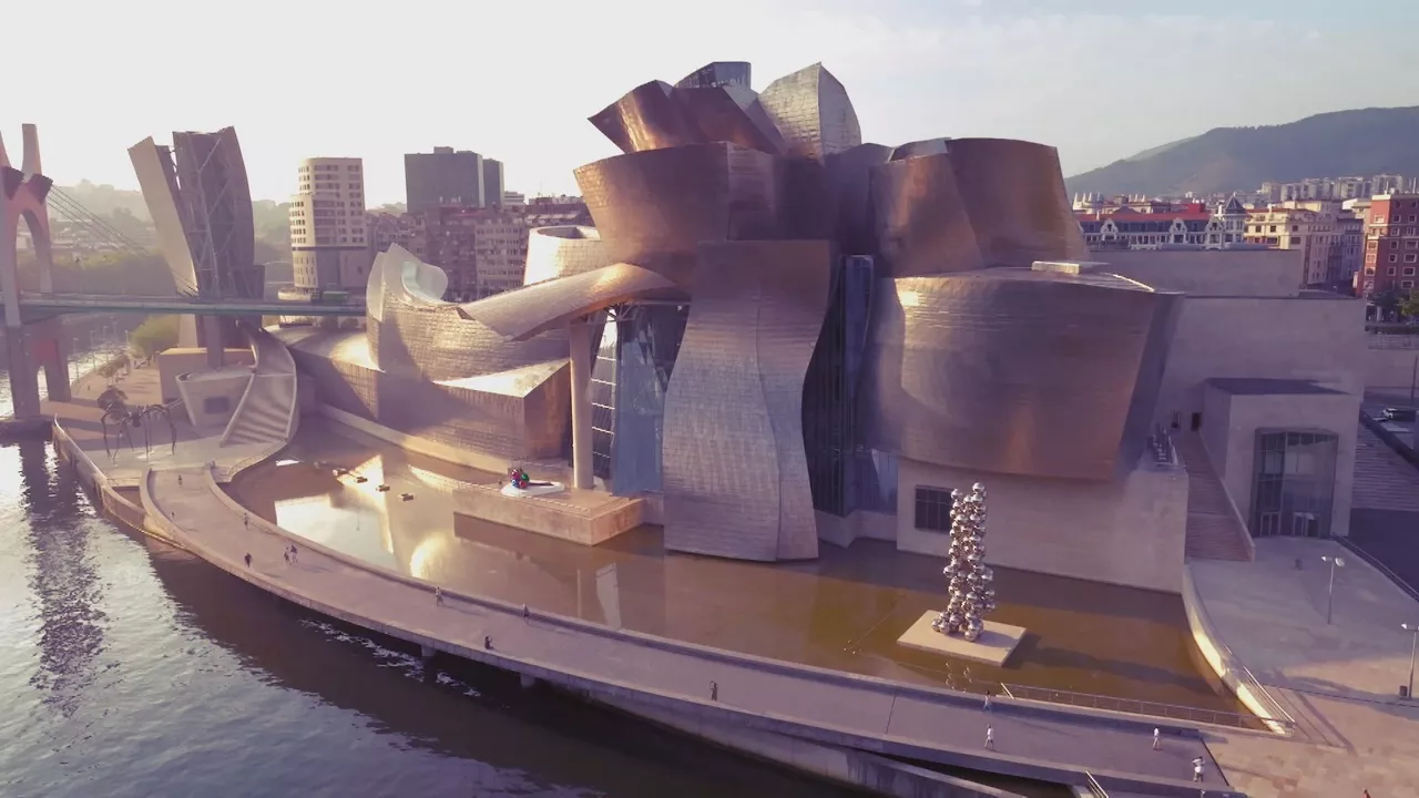 Museo Guggenheim. Imagen obtenida de un vídeo de Agencias.