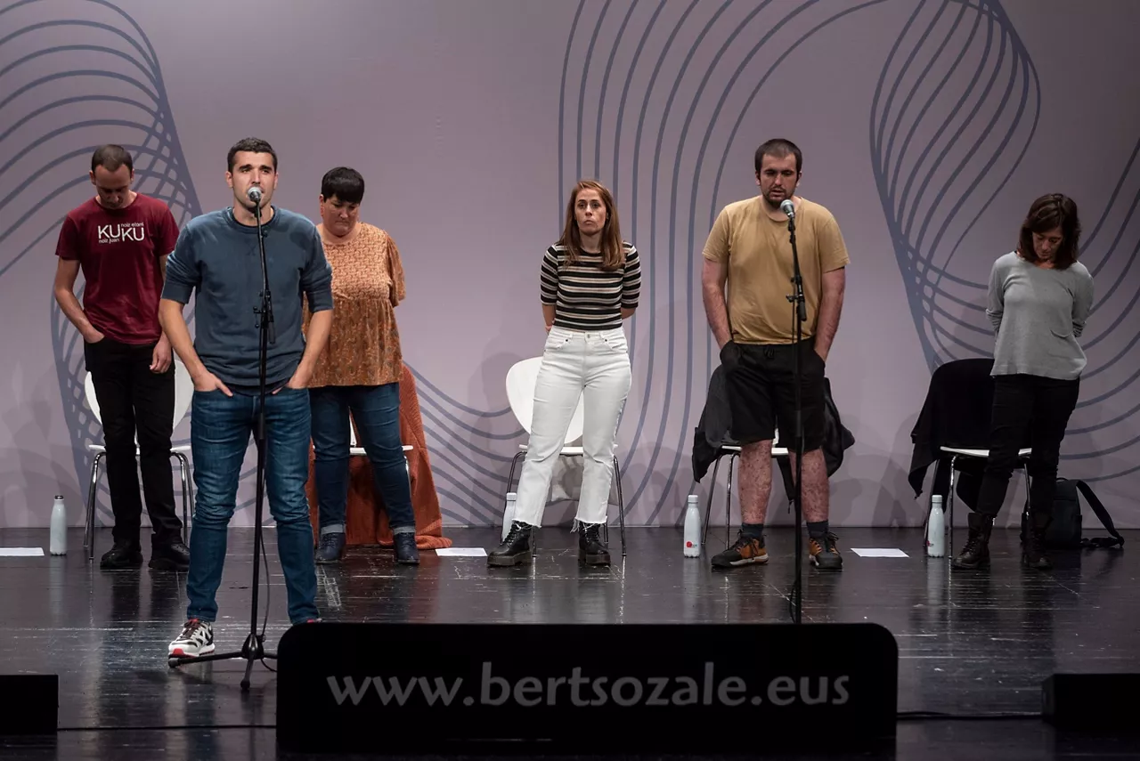 2022ko Bertsolari Txapelketa nagusiko lehen fasea. Bostgarren saioa. Donostia (Euskal Herria). 2022ko Urriak 8. (Gari Garaialde / Bostok Photo)