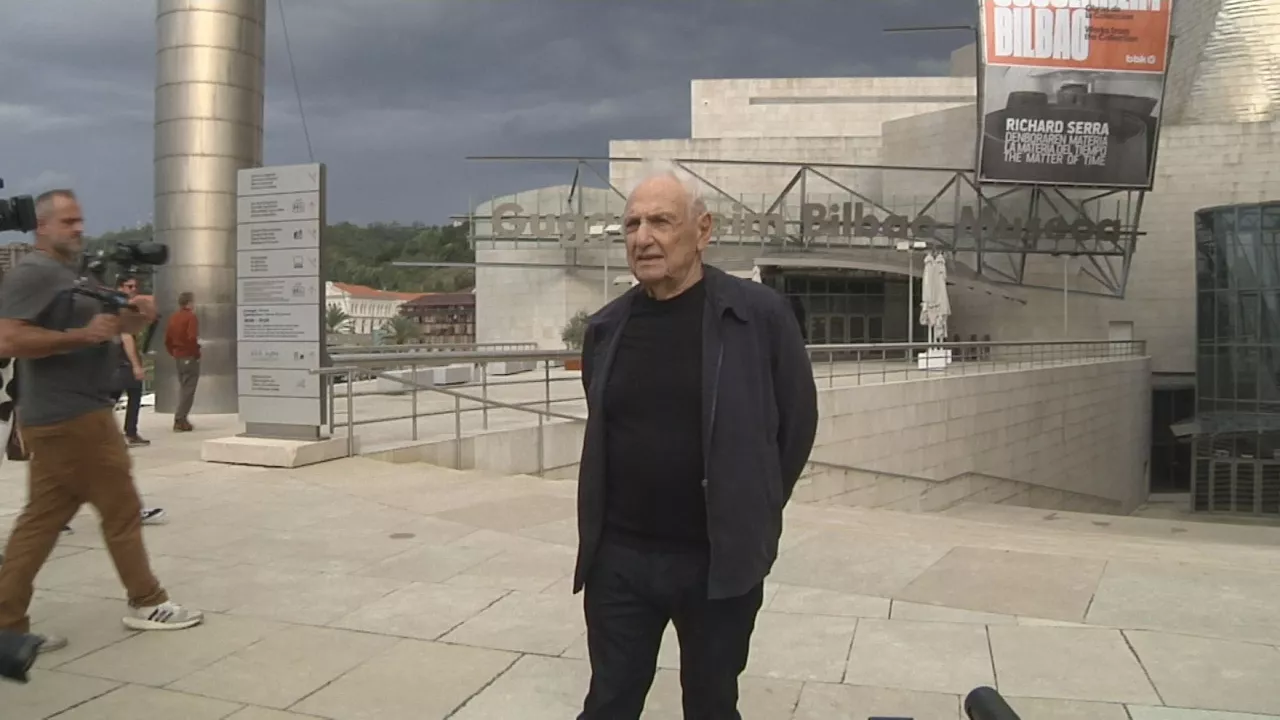 Frank Gehry. Imagen obtenida de un vídeo de EITB Media.