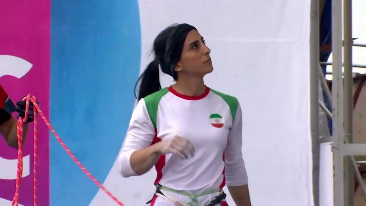 La escaladora iraní, Elnaz Rekabi