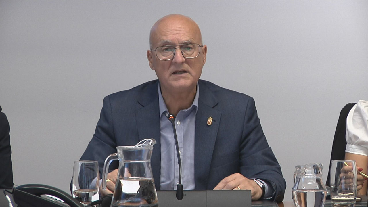 Bernardo Ciriza. Imagen obtenida de un vídeo de EITB Media.
