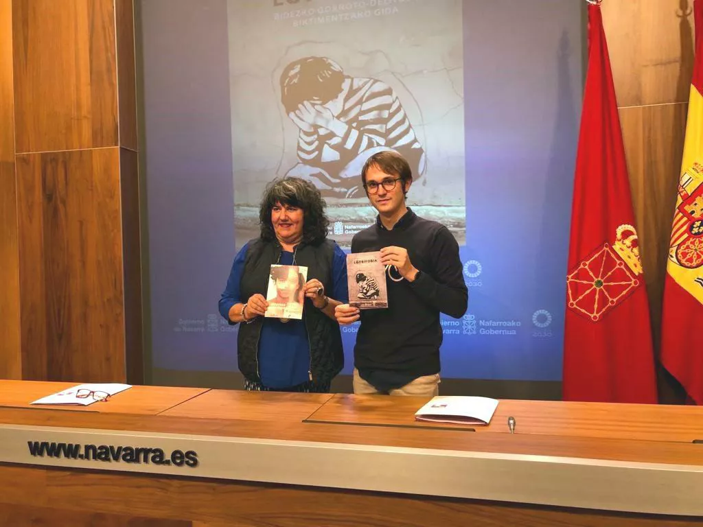 Eva Isturiz eta Julen Eneriz. Argazkia: Nafarroako Gobernua