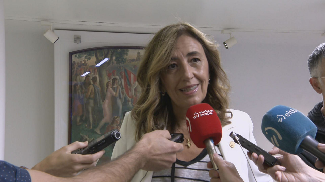Olatz Garamendi. EITB Mediren bideo batetik ateratako irudia.