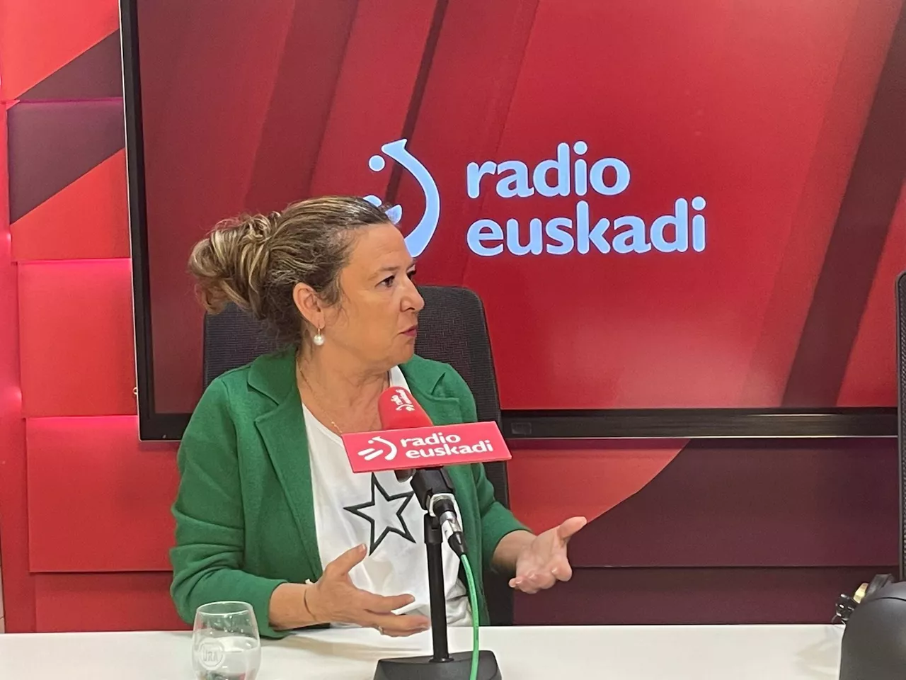 Sagardui, en un momento de la entrevista.