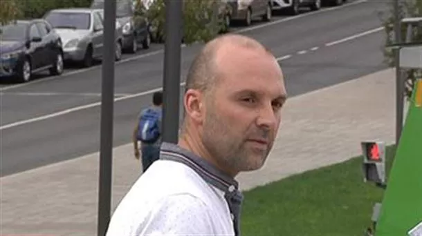 Pedro Castro, padre de Aimar, bebé secuestrador en el Hospital de Basurto. Foto: Eitb Media