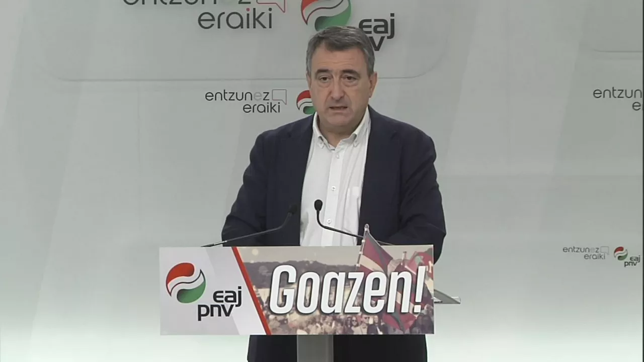 Aitor Esteban. Imagen obtenida de un vídeo de EITB Media.
