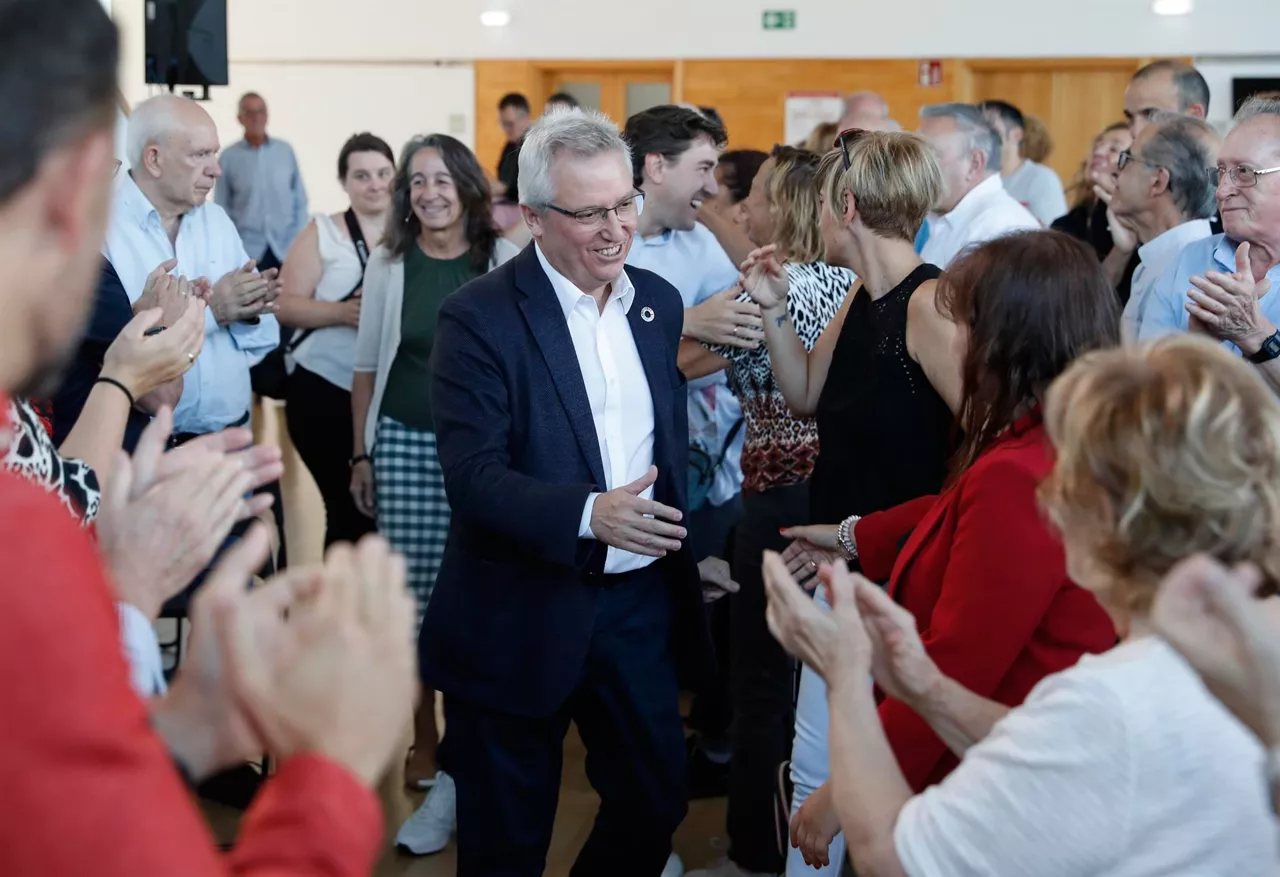 Asensio, en su presentación como candidato a diputado general de Gipuzkoa. Foto: Efe