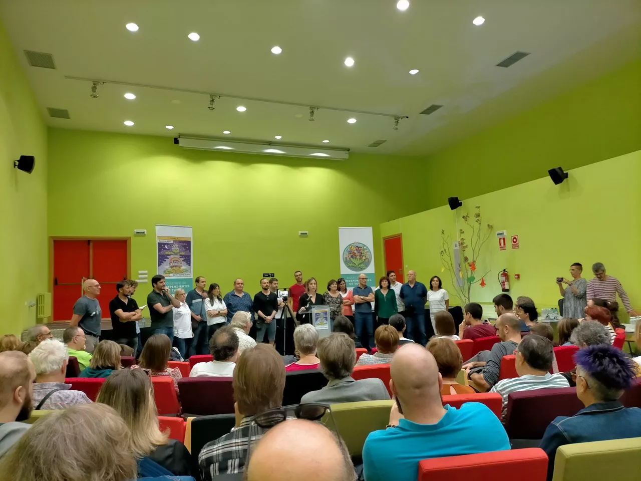 Presentación de Colectivo de Independientes de Tudela, hoy. @ContigoZurekin