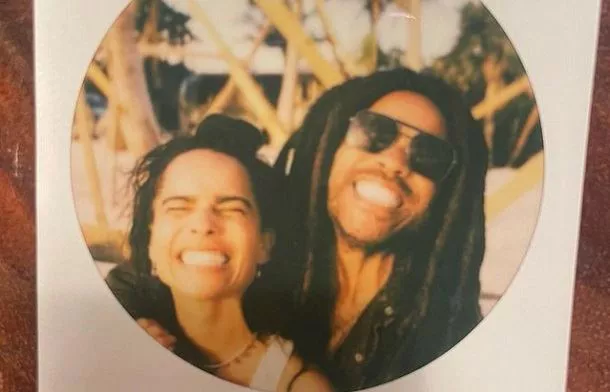Zoë eta Lenny Kravitz