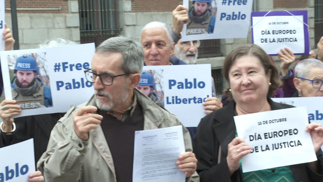 Concentración en Madrid. Imagen: EITB Media