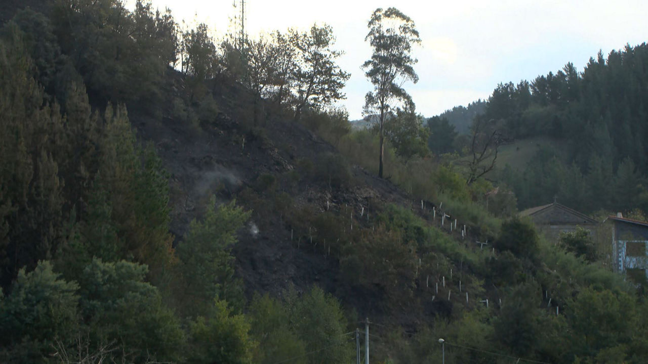 Incendio de Balmaseda. Imagen: EITB Media