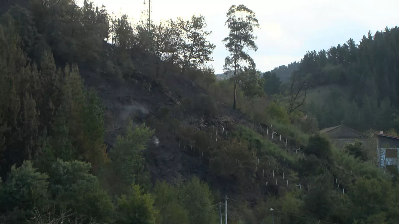 Incendio de Balmaseda. Imagen: EITB Media