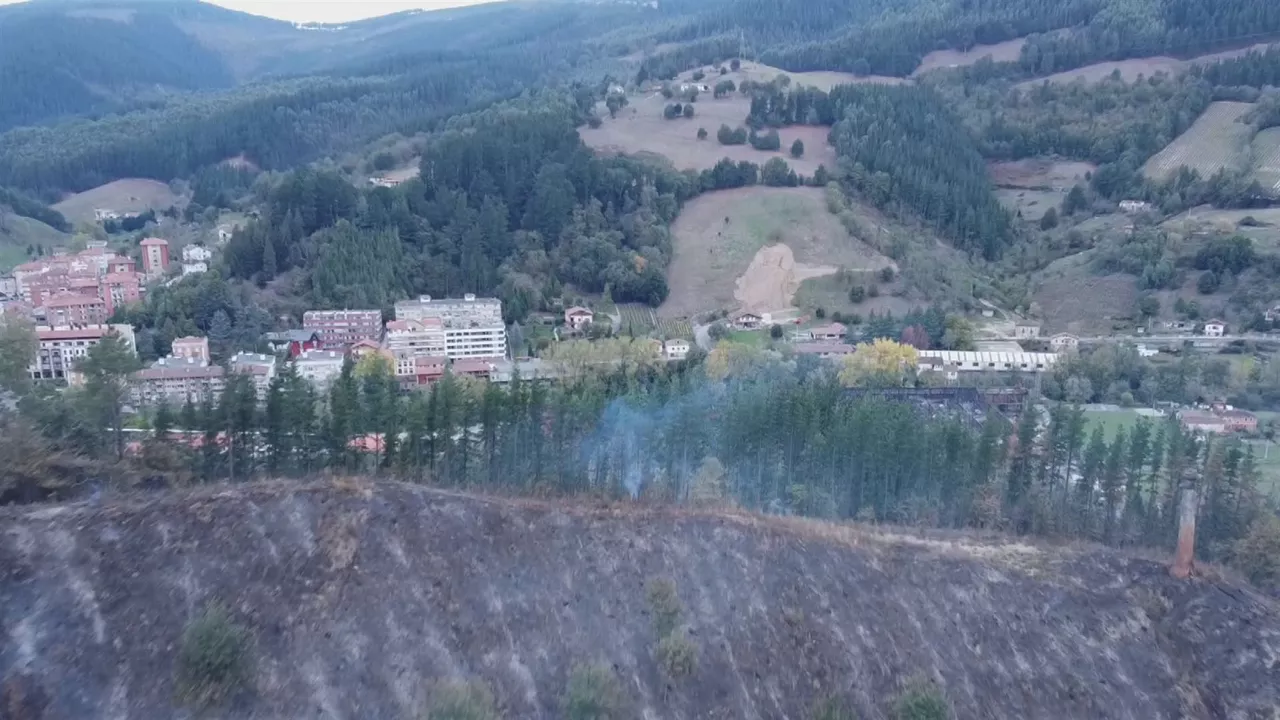 Balmasedako sutea. EITB Mediaren bideo batetik ateratako irudia.