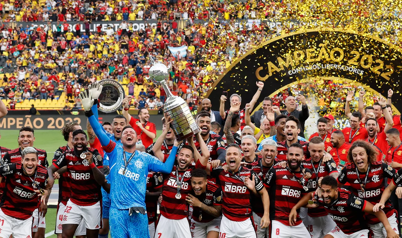 Flamengok 2022ko Libertadores Kopa irabazi zuen. Argazkia: EFE.
